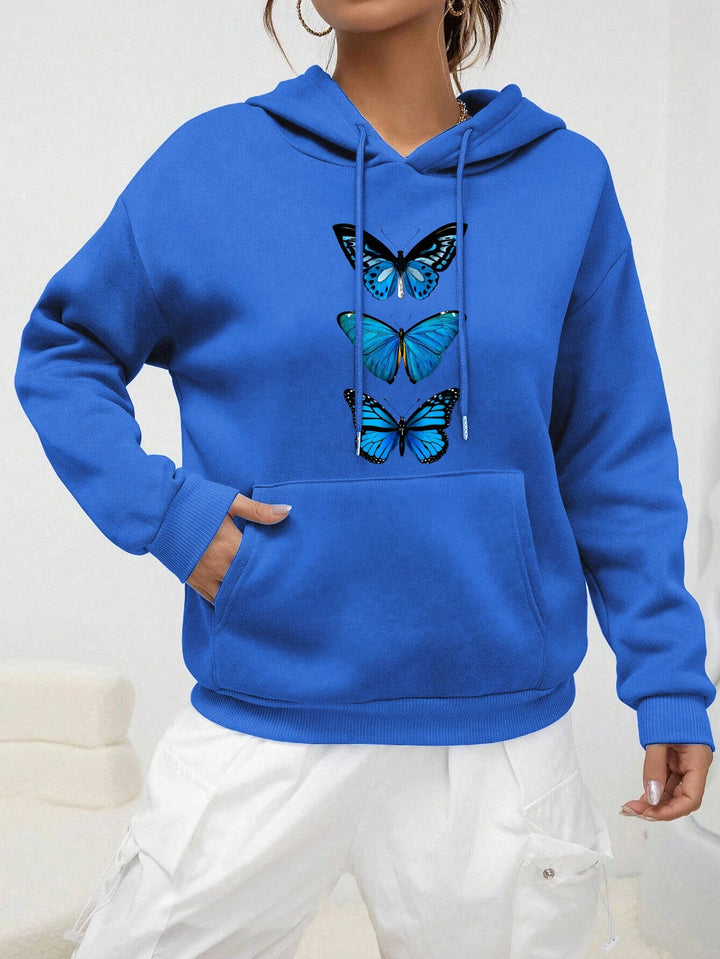 Drune | Hoodie mit Schmetterlingsdesign
