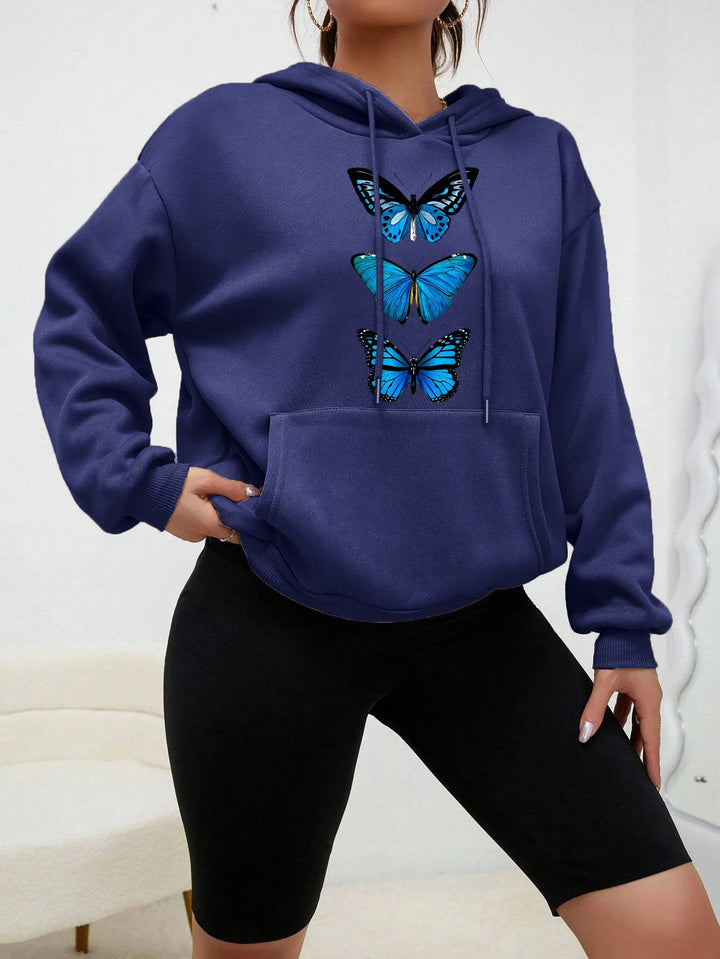 Drune | Hoodie mit Schmetterlingsdesign