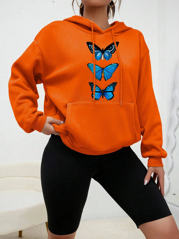 Drune | Hoodie mit Schmetterlingsdesign