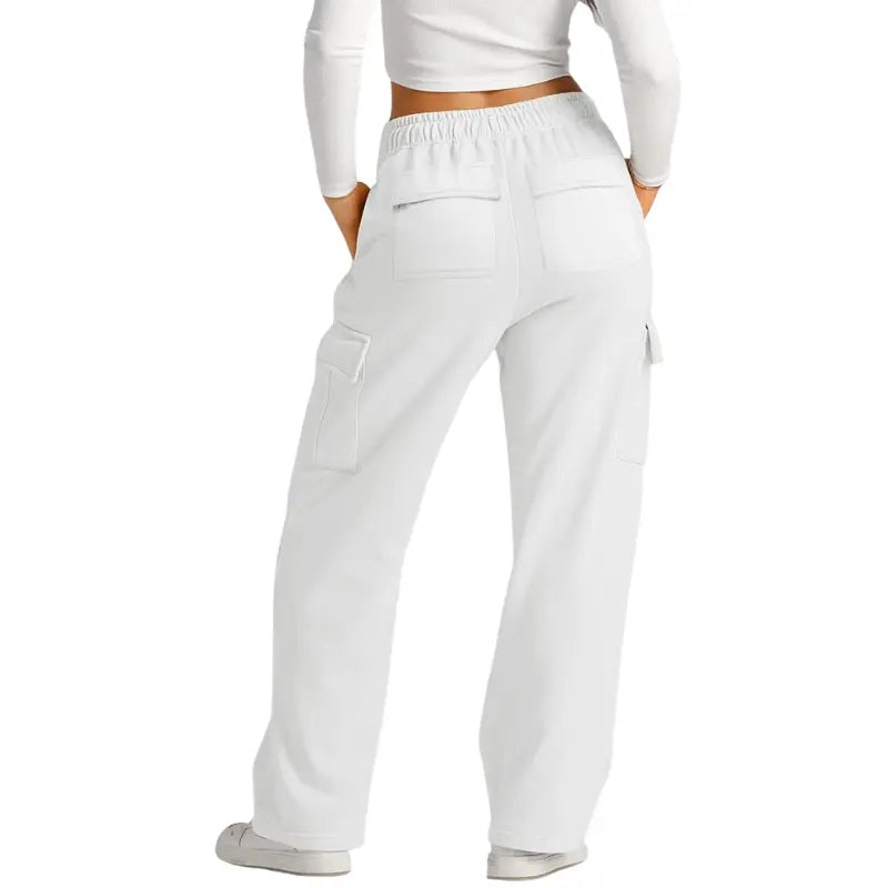 Drune | Damen Jogginghose mit Hohem Bund und Weitem Bein