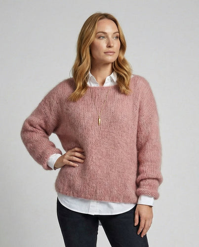 Drune | Damen Übergröße Pullover Sweater