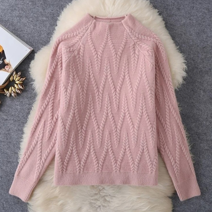Drune | Damen Pullover- und Hosen-Set mit Struktur