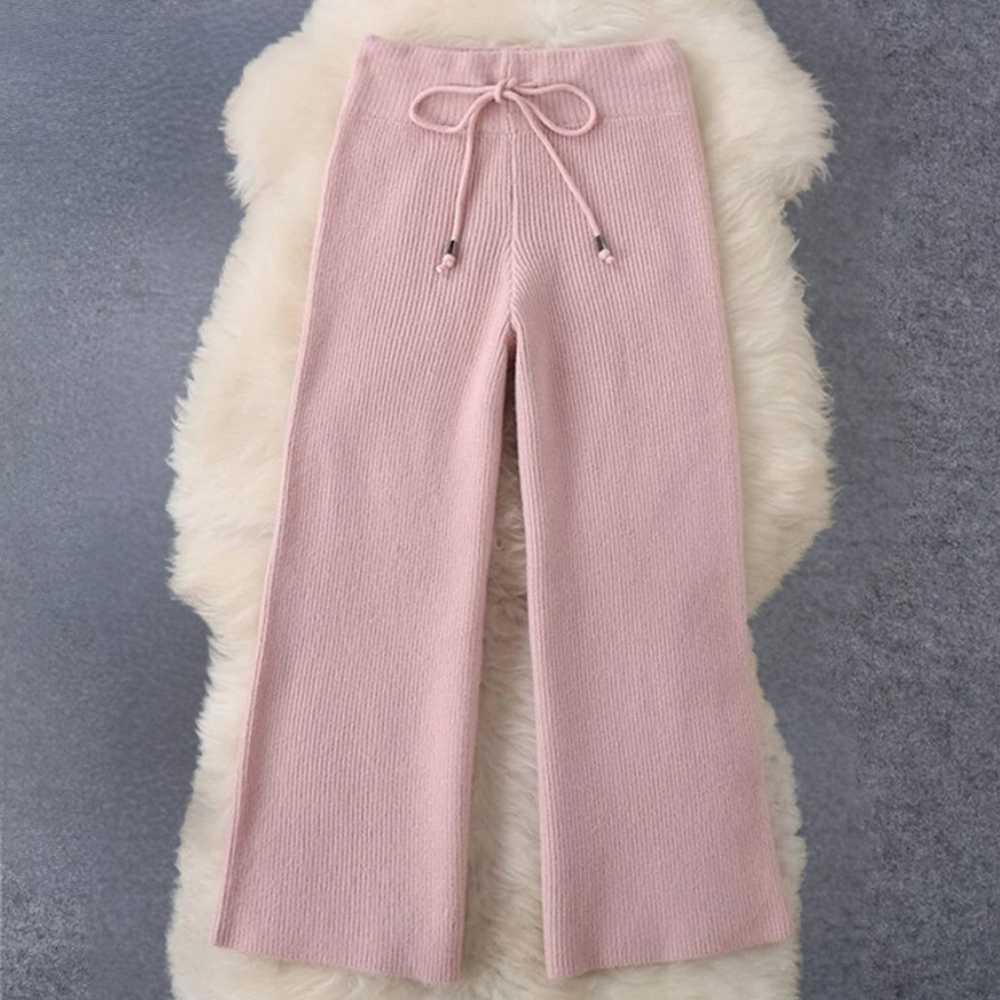 Drune | Damen Pullover- und Hosen-Set mit Struktur