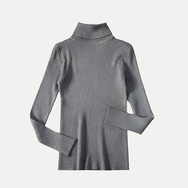 Drune | Damen Rollkragenpullover mit Rippstruktur