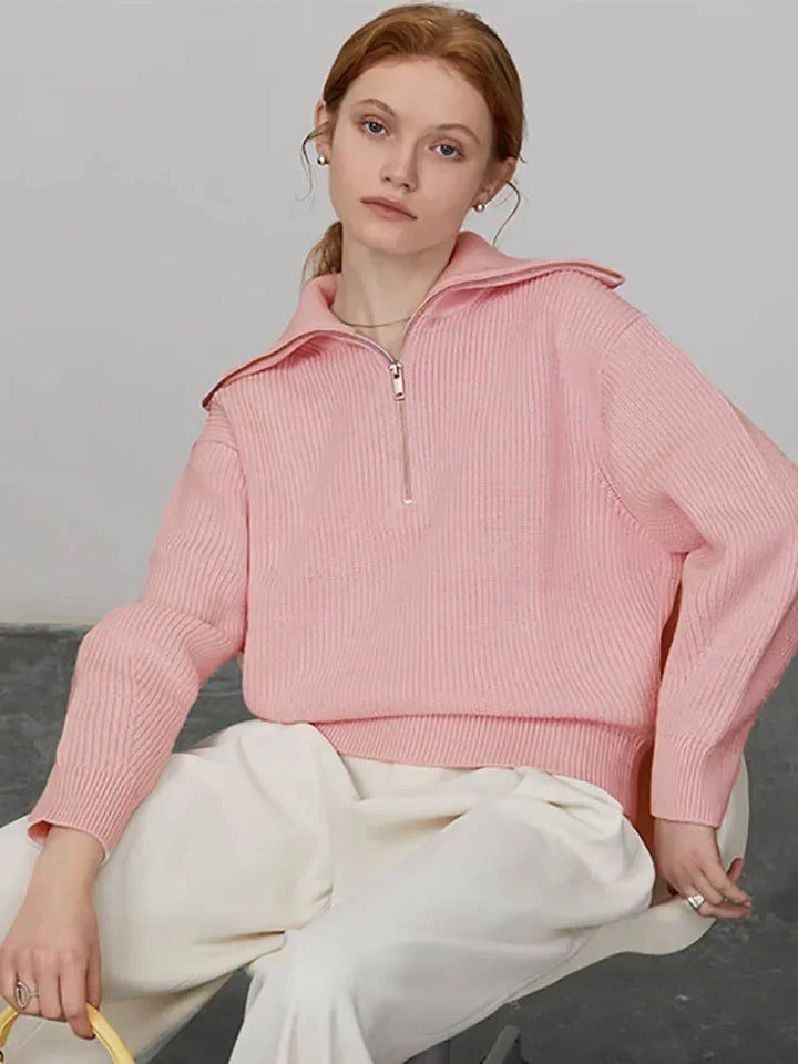 Drune | Damen Halbzip-Pullover
