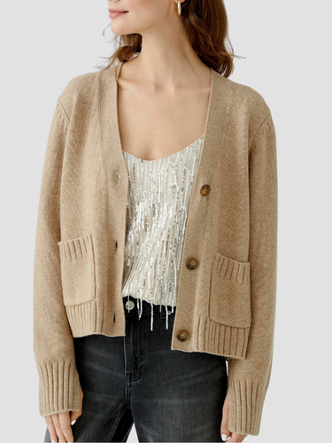Drune | Weicher Cardigan mit Taschen