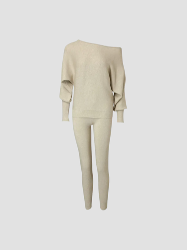 Drune | Damen Strickset mit Pullover und Leggings