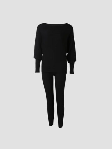 Drune | Damen Strickset mit Pullover und Leggings