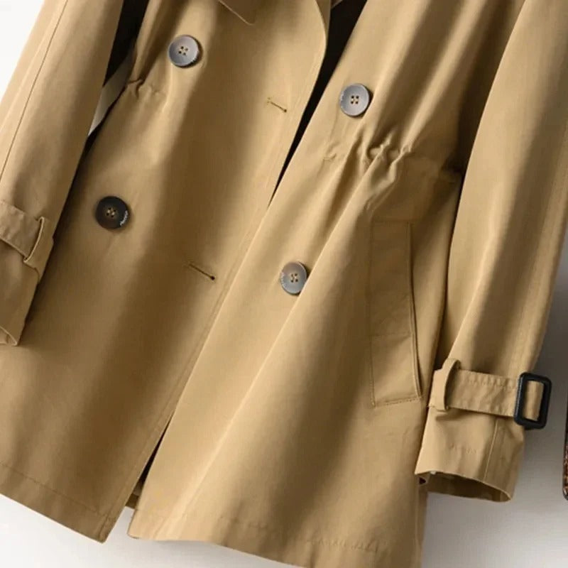 Drune | Damen Trenchcoat mit doppelter Knopfleiste