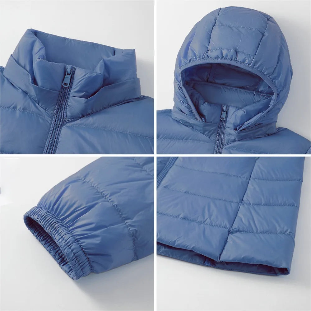 Drune | Gepolsterte Damenjacke mit Kapuze