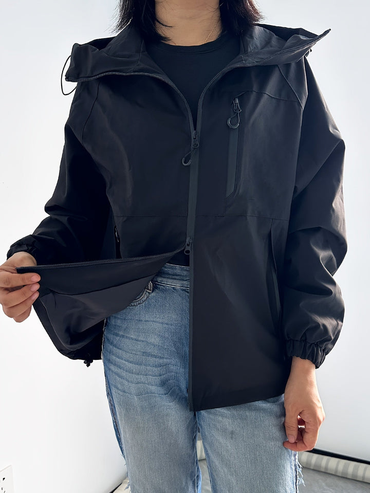 Drune | Wasserdichte Damenjacke mit Kapuze
