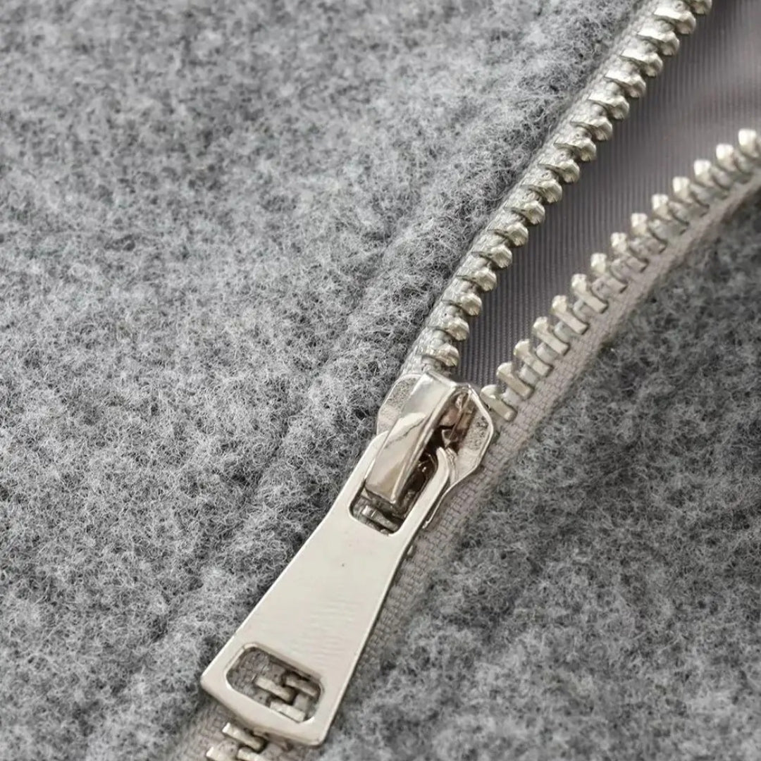 Drune | Cropped Übergangsjacke mit Ballonärmeln