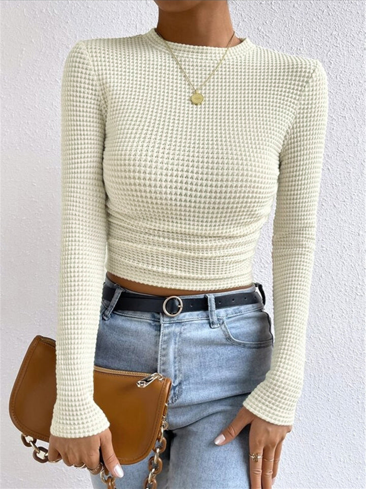Drune | Damenpullover Slim Fit Waffel