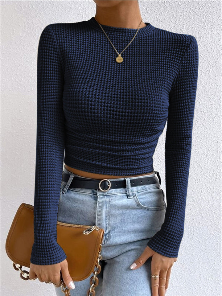 Drune | Damenpullover Slim Fit Waffel