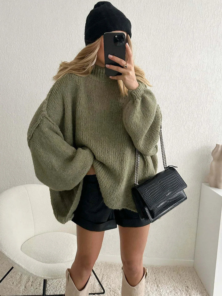 Drune | Damenpullover mit Halbkragen