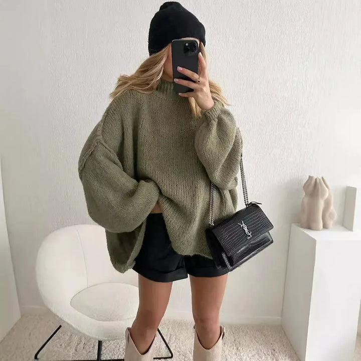 Drune | Damenpullover mit Halbkragen