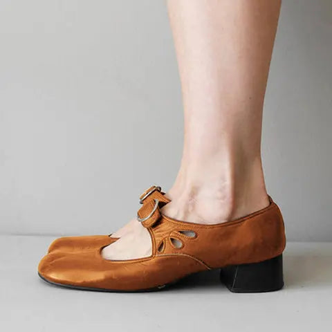 Drune | Niedriger Absatz Riemchen Schuhe