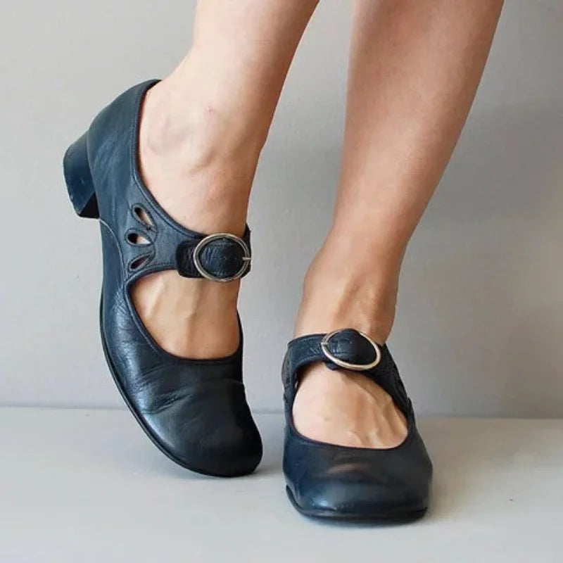 Drune | Niedriger Absatz Riemchen Schuhe