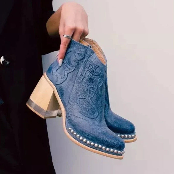 Drune | Norwich bestickte Lederstiefel