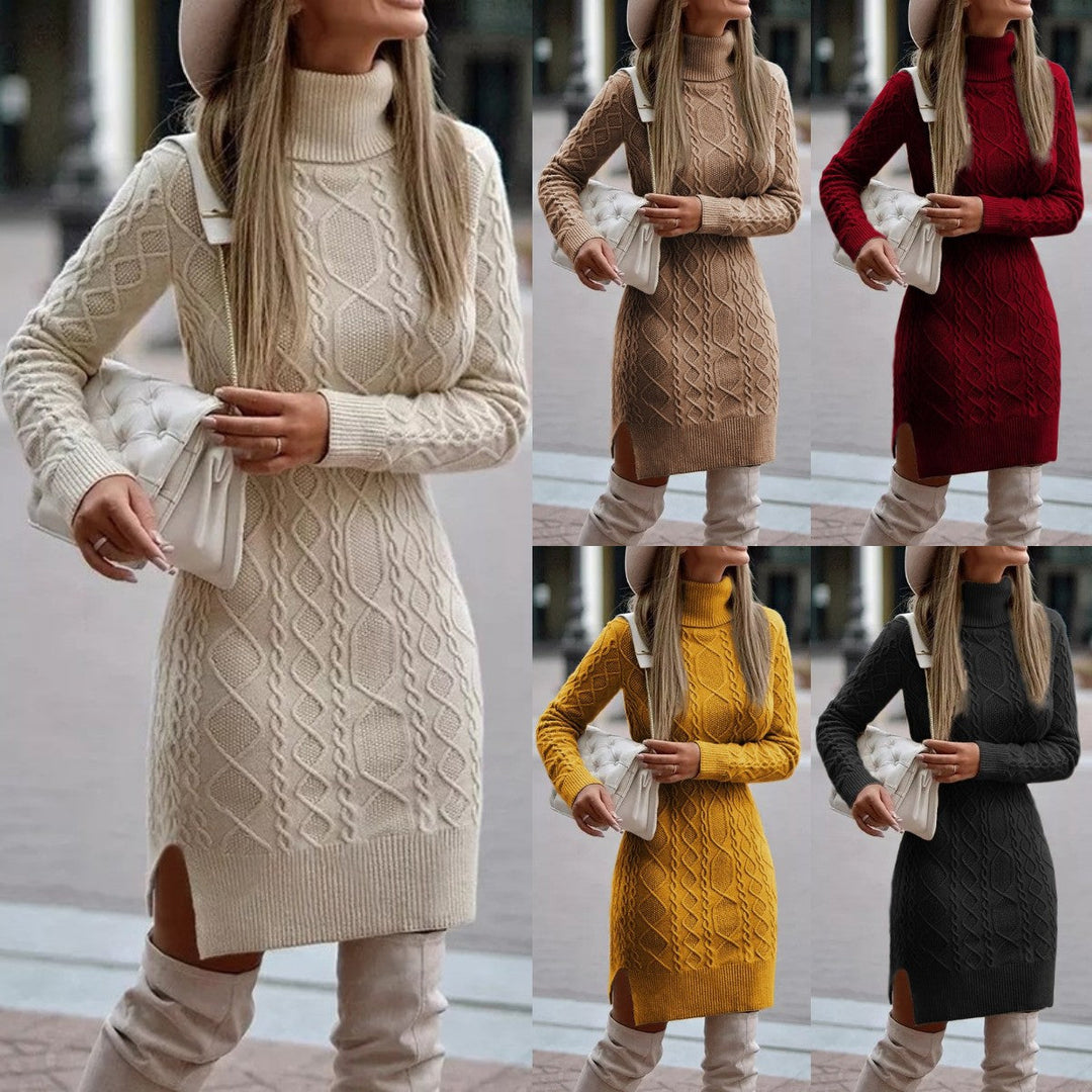 Drune | Elegantes Herbst-Winter-Kleid aus Strick