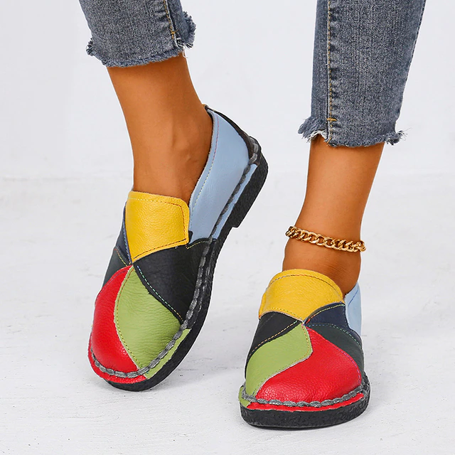 Drune | Farbige Orthopädische Damenschuhe Mit Absatz