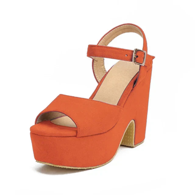 Drune | Trendige Sandalen mit Blockabsatz