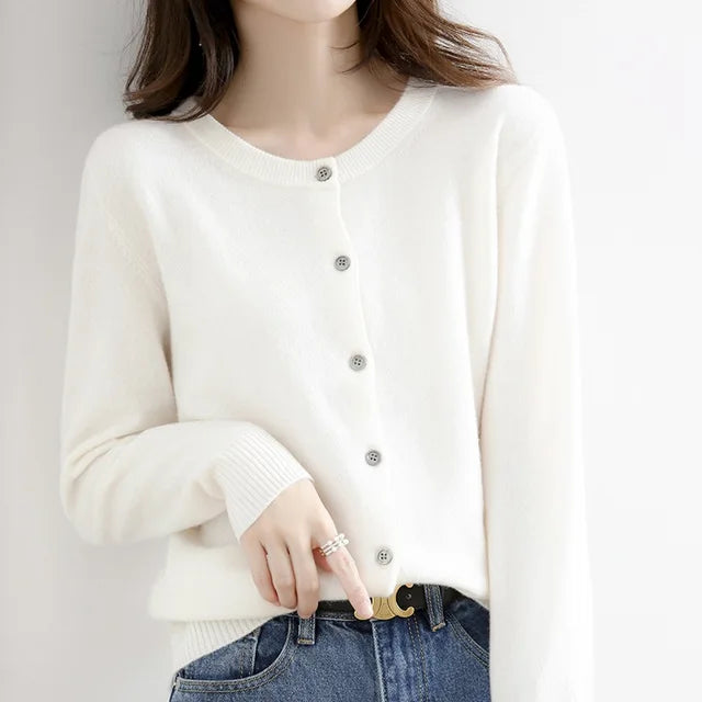 Drune | Cardigan - Weicher Button-Up Kaschmir Cardigan