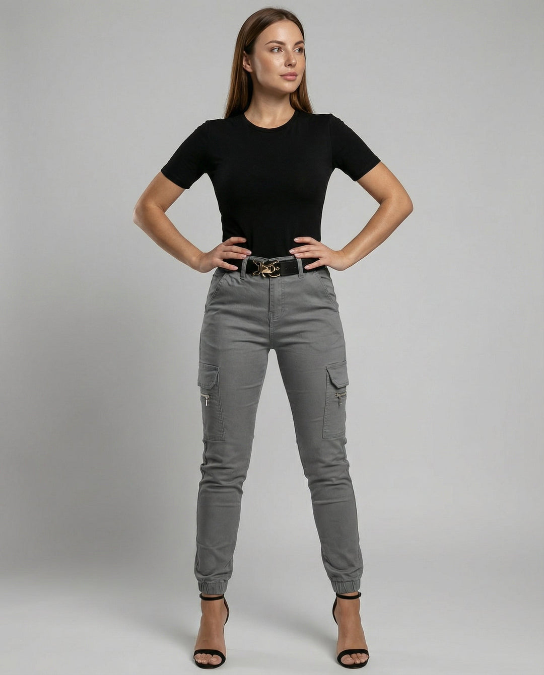 Damen Cargo-Jeans Komfort | Drune