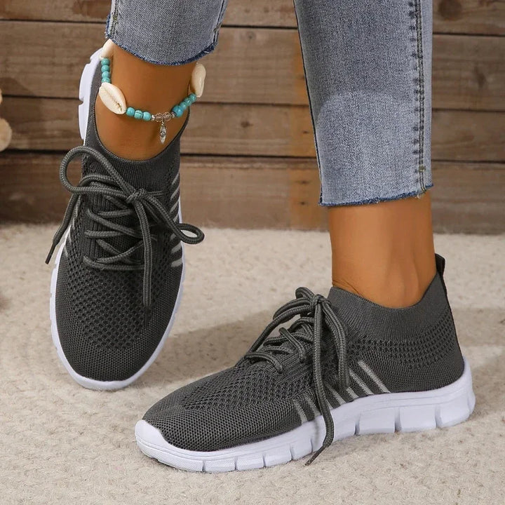 Frauen Freizeit Sneaker Atmungsaktives Netz Drune