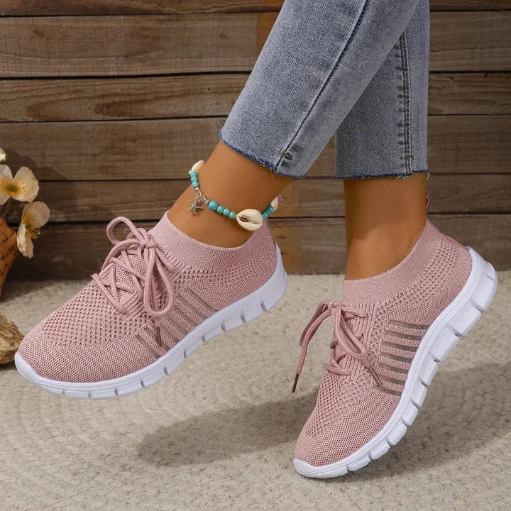 Frauen Freizeit Sneaker Atmungsaktives Netz Drune