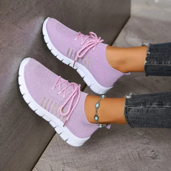 Frauen Freizeit Sneaker Atmungsaktives Netz Drune