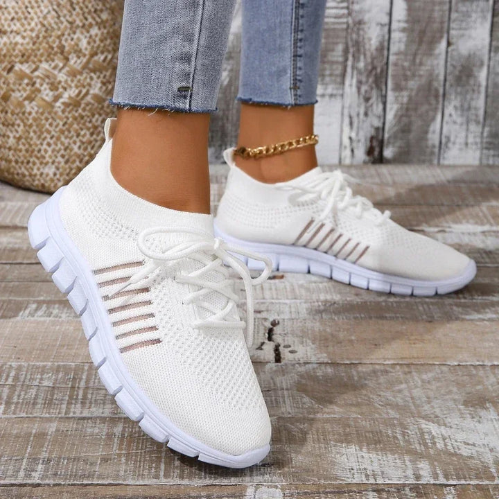 Frauen Freizeit Sneaker Atmungsaktives Netz Drune