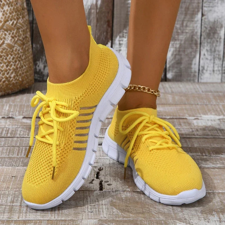 Frauen Freizeit Sneaker Atmungsaktives Netz Drune