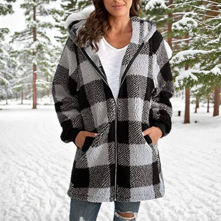 Drune | Jack Winter Patchwork - Langer Drune | Jack mit Kapuze