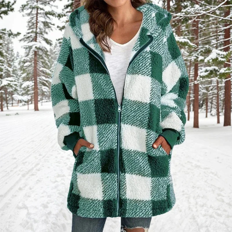 Drune | Jack Winter Patchwork - Langer Drune | Jack mit Kapuze