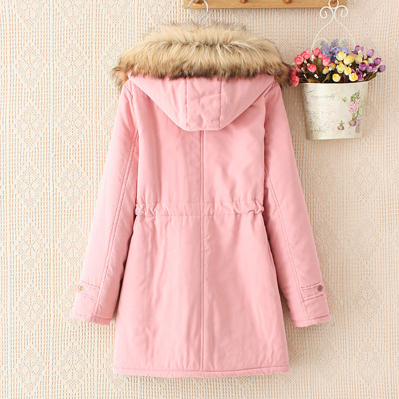 Drune | Damen Parka Winterjacke mit Sherpa-Futter und Kunstfellkapuze