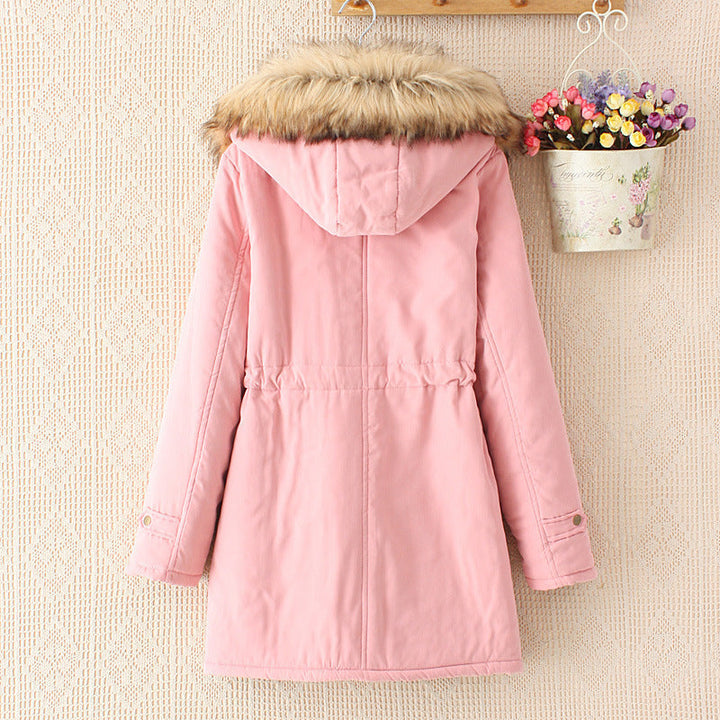 Drune | Damen Parka Winterjacke mit Sherpa-Futter und Kunstfellkapuze