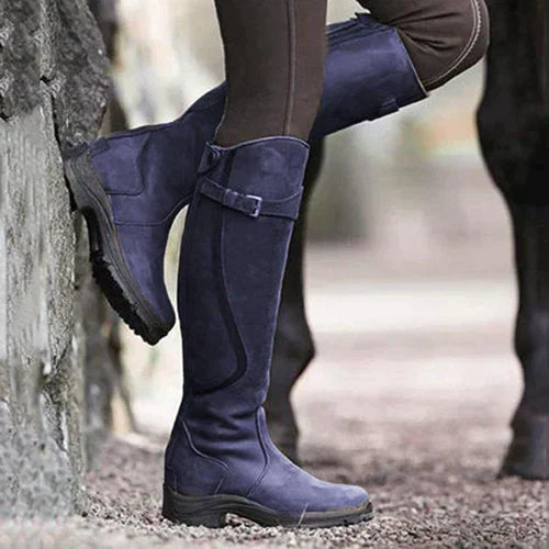 Damen wasserdichte thermische Stiefel mit rutschfester Sohle Drune