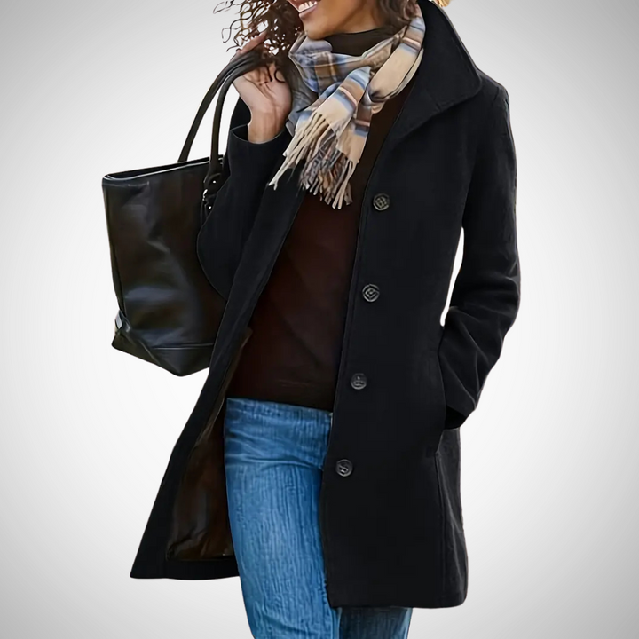 Drune | Damen Winterjacke mit tailliertem Schnitt und Knopfleiste