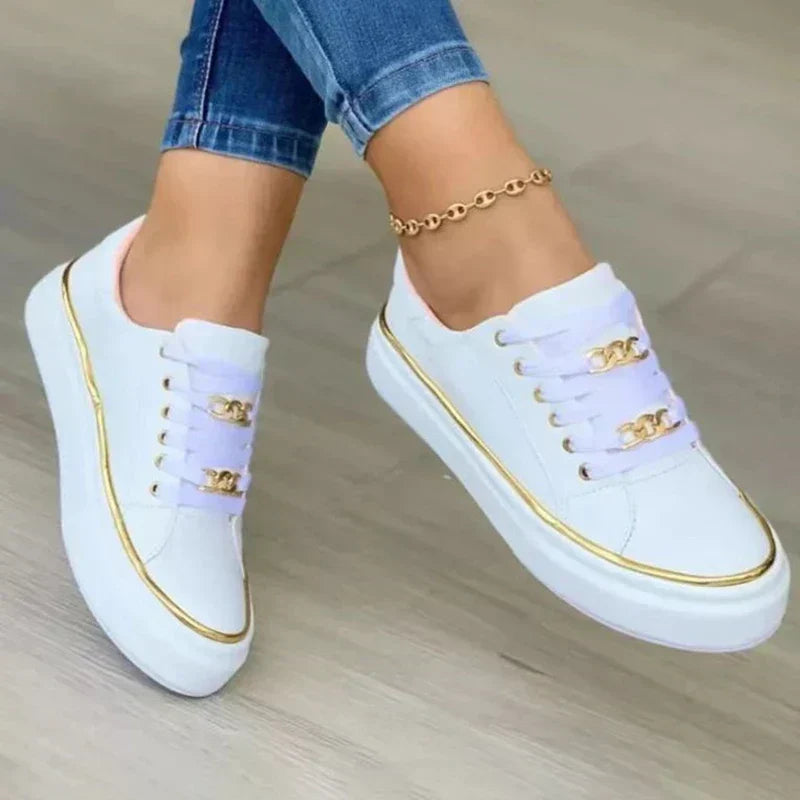 Drune | Bequeme Schnürschuhe Sneakers Für Den Täglichen Gebrauch Damenschuhe