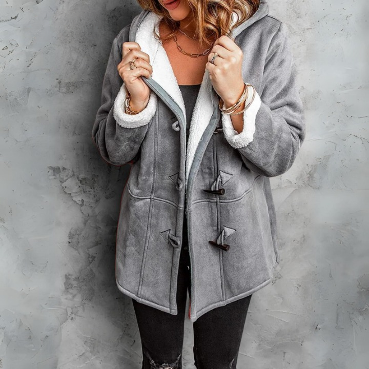 Drune | Winterjacke mit Kapuze und Plüschiger Fütterung