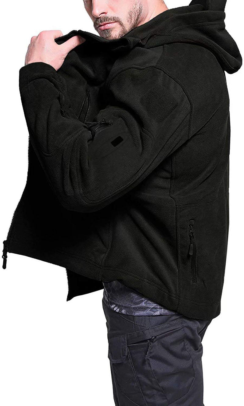 Drune | Bequeme Herren Winddichte Fleecejacke für kaltes Wetter