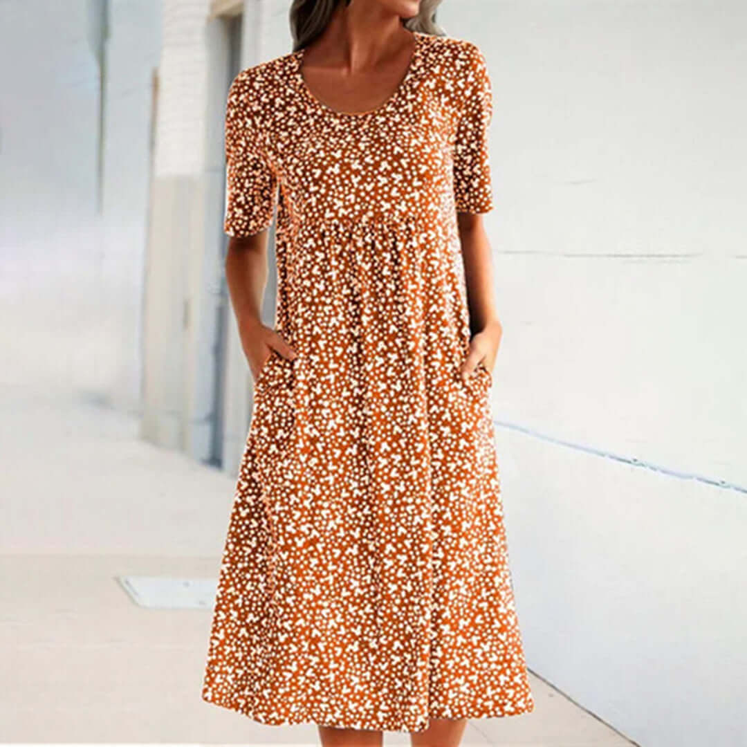 Drune | Lässiges Blumen Kleid