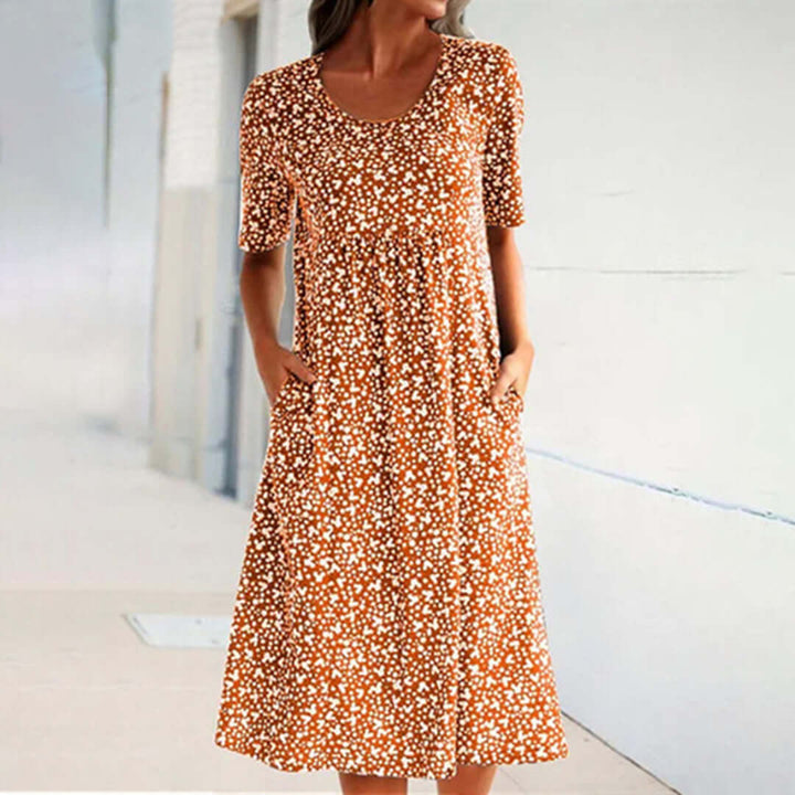 Drune | Lässiges Blumen Kleid