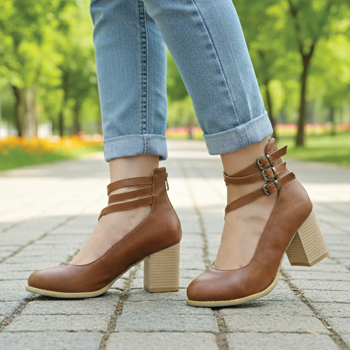 Drune | Blockabsatz Knöchel Schuhe