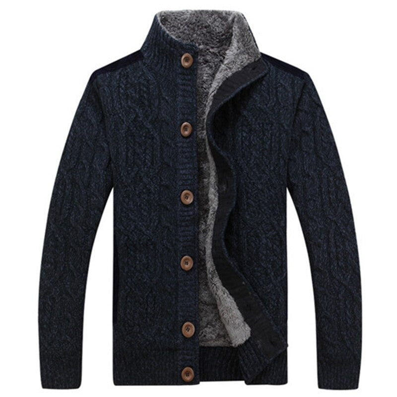 Drune | Strickjacke mit Plüschfutter
