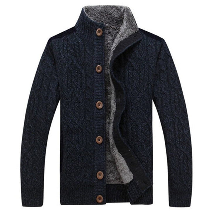 Drune | Strickjacke mit Plüschfutter