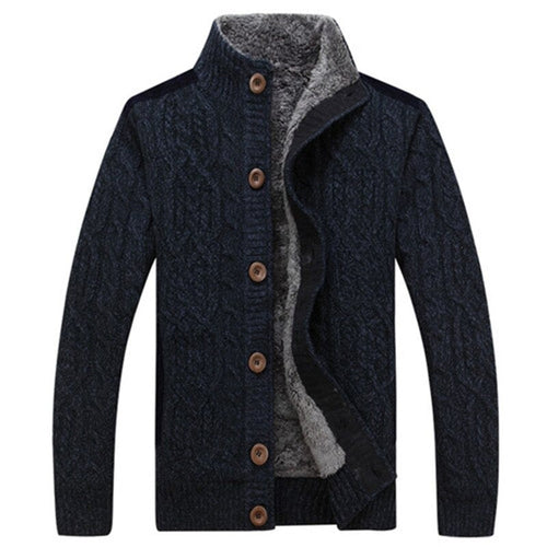 Drune | Strickjacke mit Plüschfutter