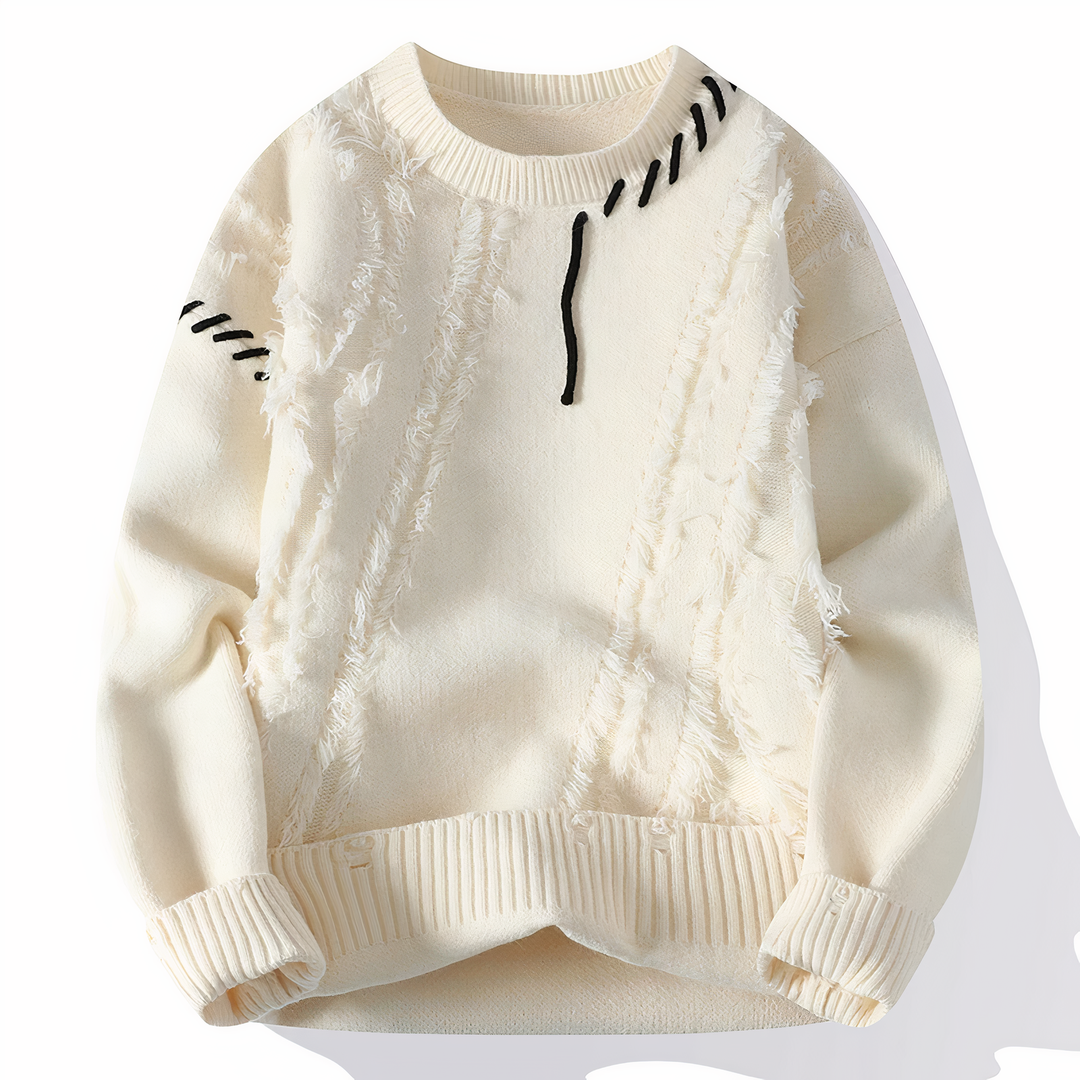 Drune | Einzigartiger Patchwork Pullover