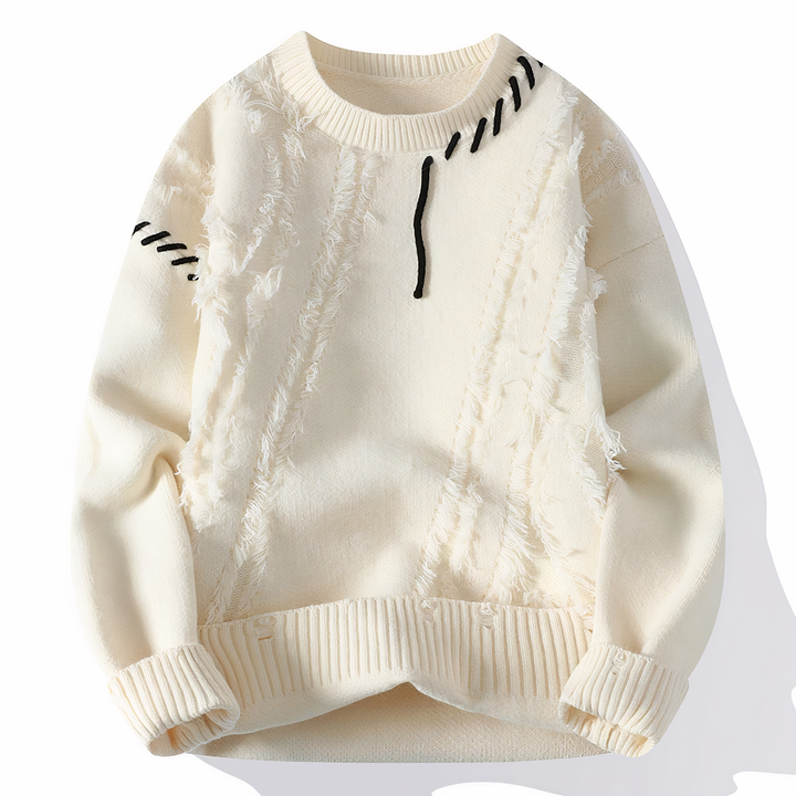 Drune | Einzigartiger Patchwork Pullover